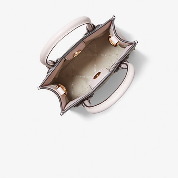 Michael Kors Pink and Cream Tote Crossbody Strap - Picture 3 of 3